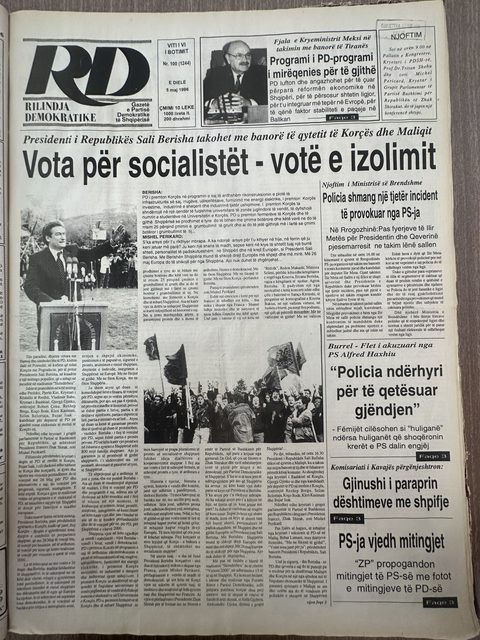 Rilindja Demokratike 1996-05-05
